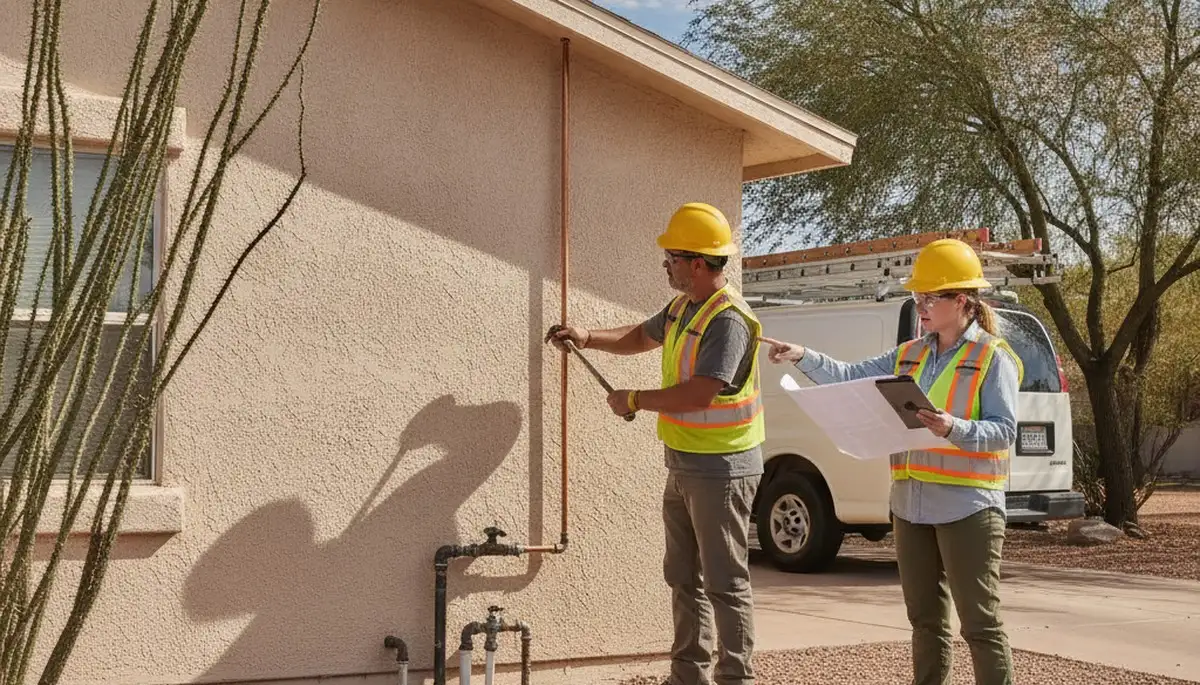 Mesa, AZ plumbing repair technician providing professional plumbing services for local homes and businesses