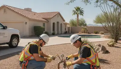 Mesa, AZ plumbing repair service for residential and commercial pipe, leak, and drain fixes