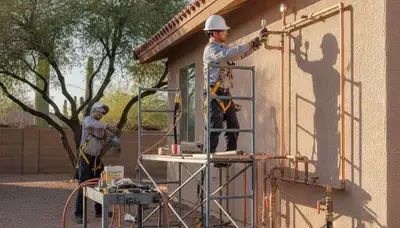 Mesa, AZ plumbing repair service truck for fast residential leak and drain repairs