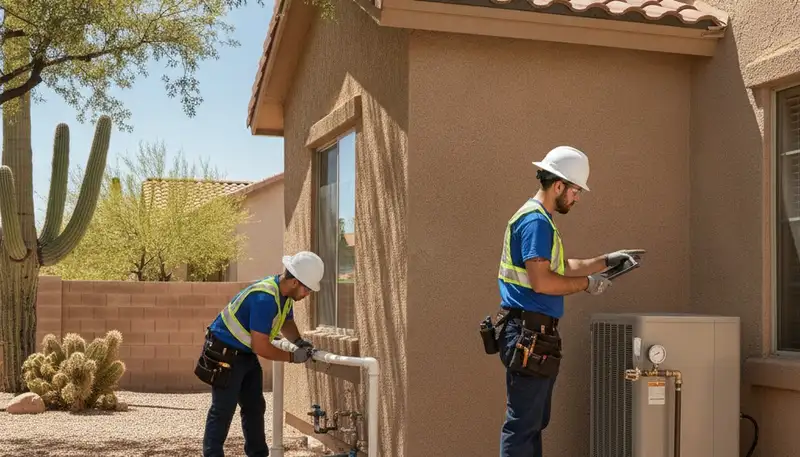 Mesa, AZ plumbing repair service for residential and commercial pipe, leak, and drain solutions