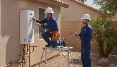 Mesa, AZ plumbing repair service team providing professional leak and pipe repair for local homes and businesses