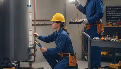 Mesa, AZ plumber repairing a home pipe for fast, reliable plumbing service