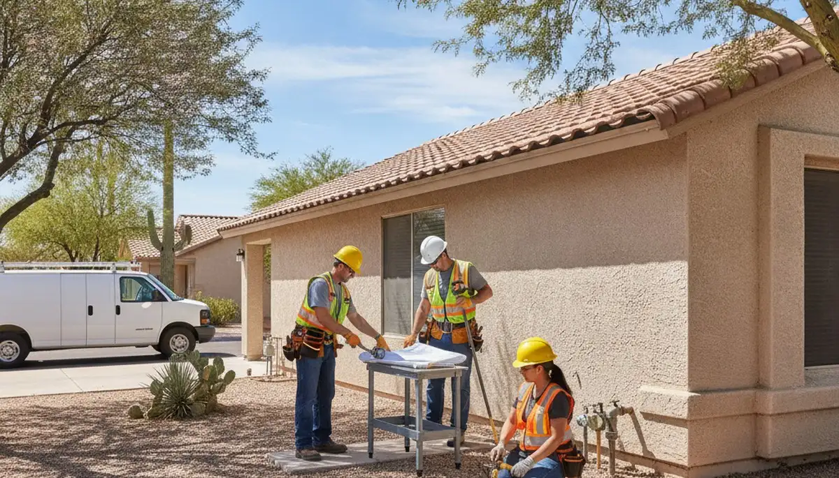 Mesa, AZ plumbing repair service team providing local leak and pipe repair expertise