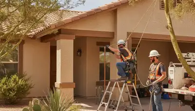Mesa, AZ plumbing repair service truck for emergency leak and drain fixes