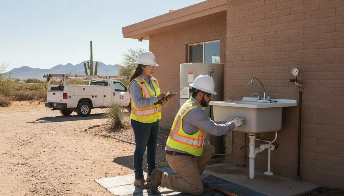 Mesa, AZ plumbing repair service for leak fixes, drain cleaning, and emergency pipe repairs