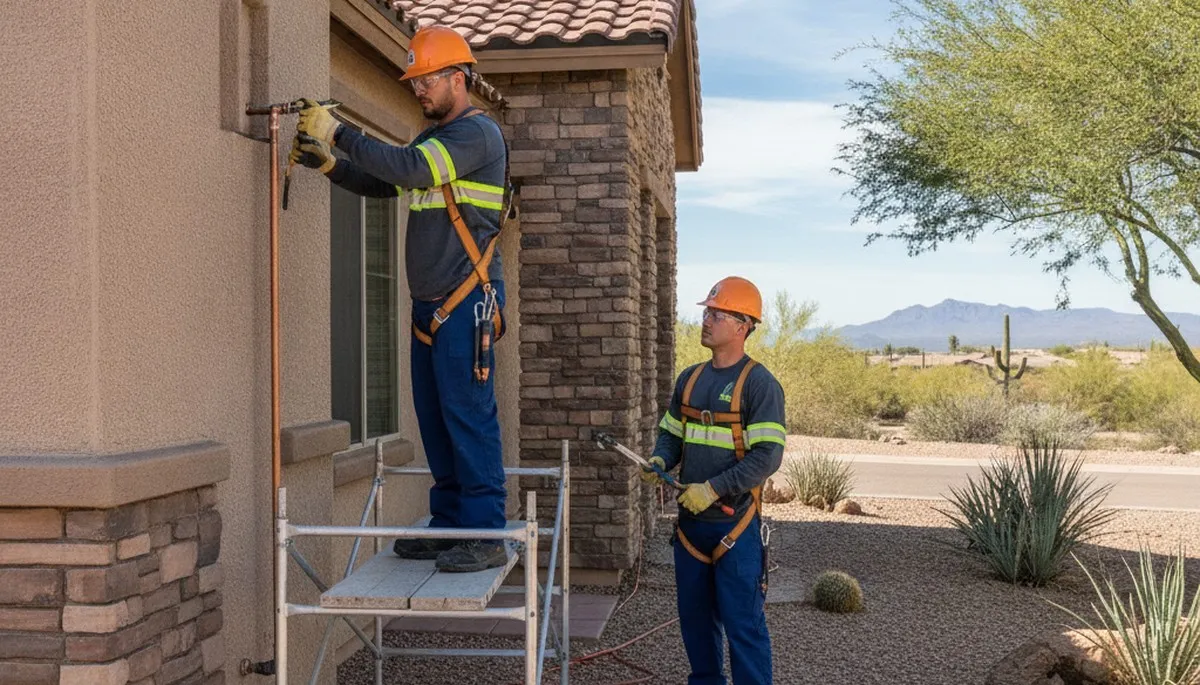 Mesa, AZ plumbing repair team providing fast residential and commercial leak and pipe repair services