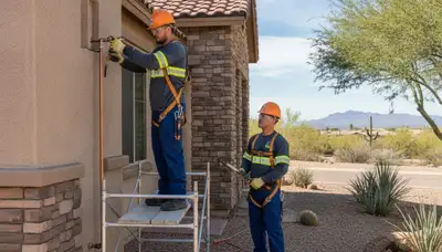 Mesa, AZ plumbing repair team providing fast residential and commercial leak and pipe repair services