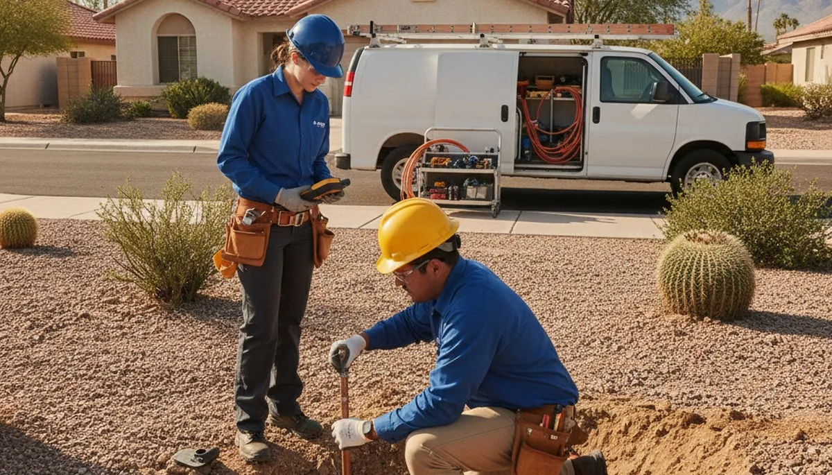 Mesa, AZ plumbing repair service for residential and commercial pipe and leak repairs