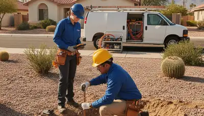 Mesa, AZ plumbing repair service for residential and commercial pipe and leak repairs